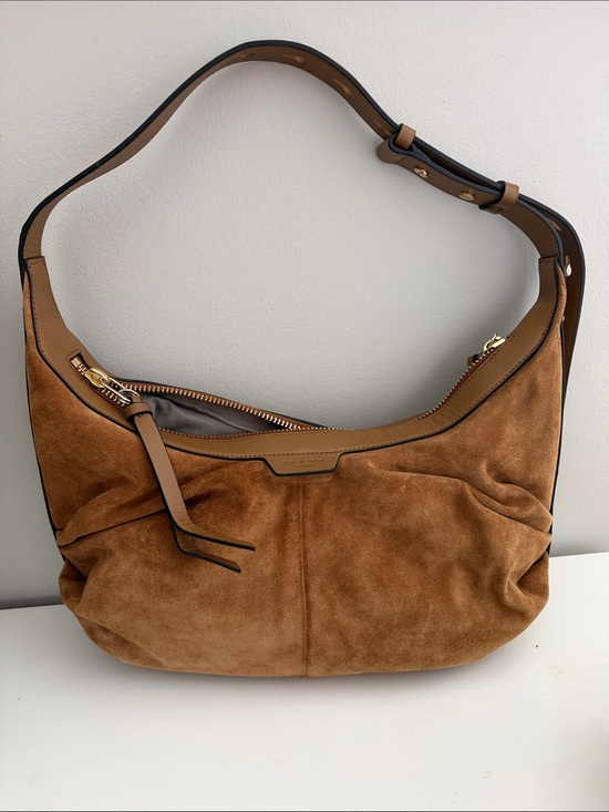rag & bone Handbags - rag & bone Suede Hobo Shoulder Bag in Brown